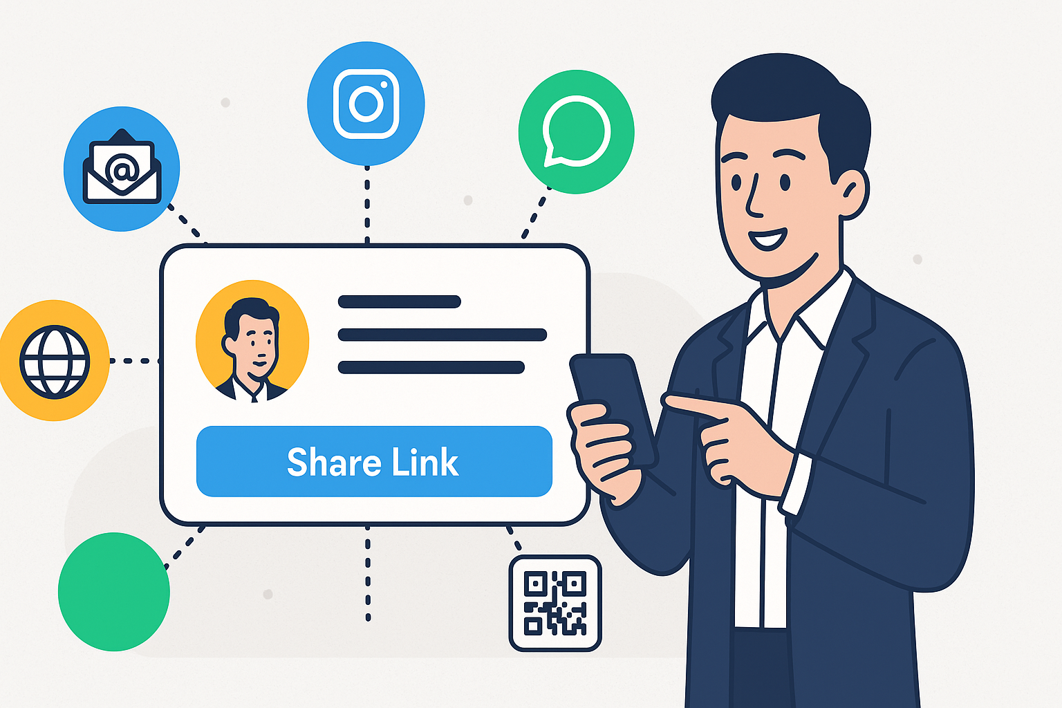 5 Smart Ways to Share Your vCard Link and Get Noticed